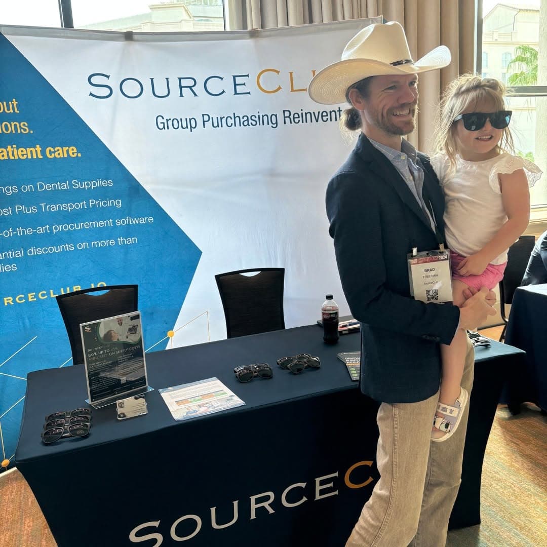 Brad Freeman at the SourceClub booth